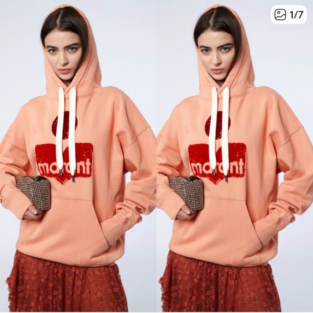 Isabel Marant Miley logo hoodie size 34